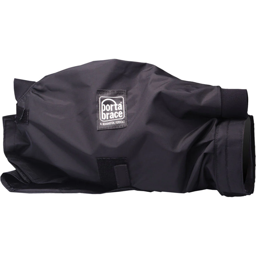 Porta Brace DVO2R-QS-M3 DV Case with QS-M3 Quick Slick Mini Rain Cover (Black with Copper Trim) - Image 3