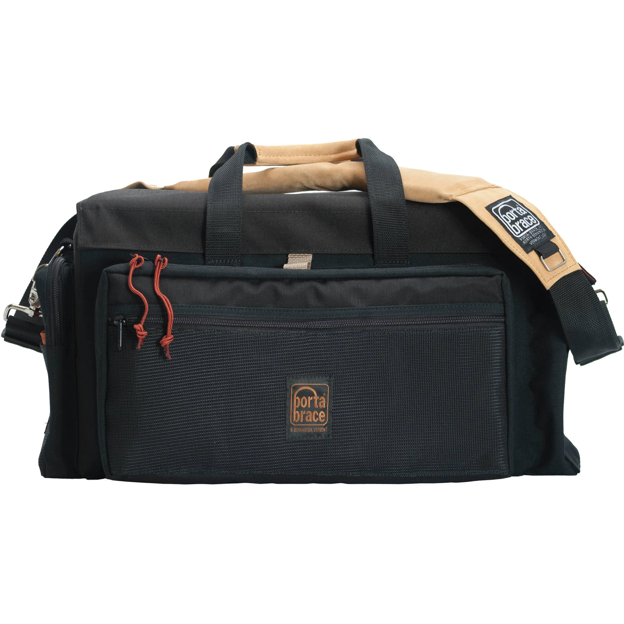 Porta Brace DVO2R-QS-M3 DV Case with QS-M3 Quick Slick Mini Rain Cover (Black with Copper Trim) - Image 4