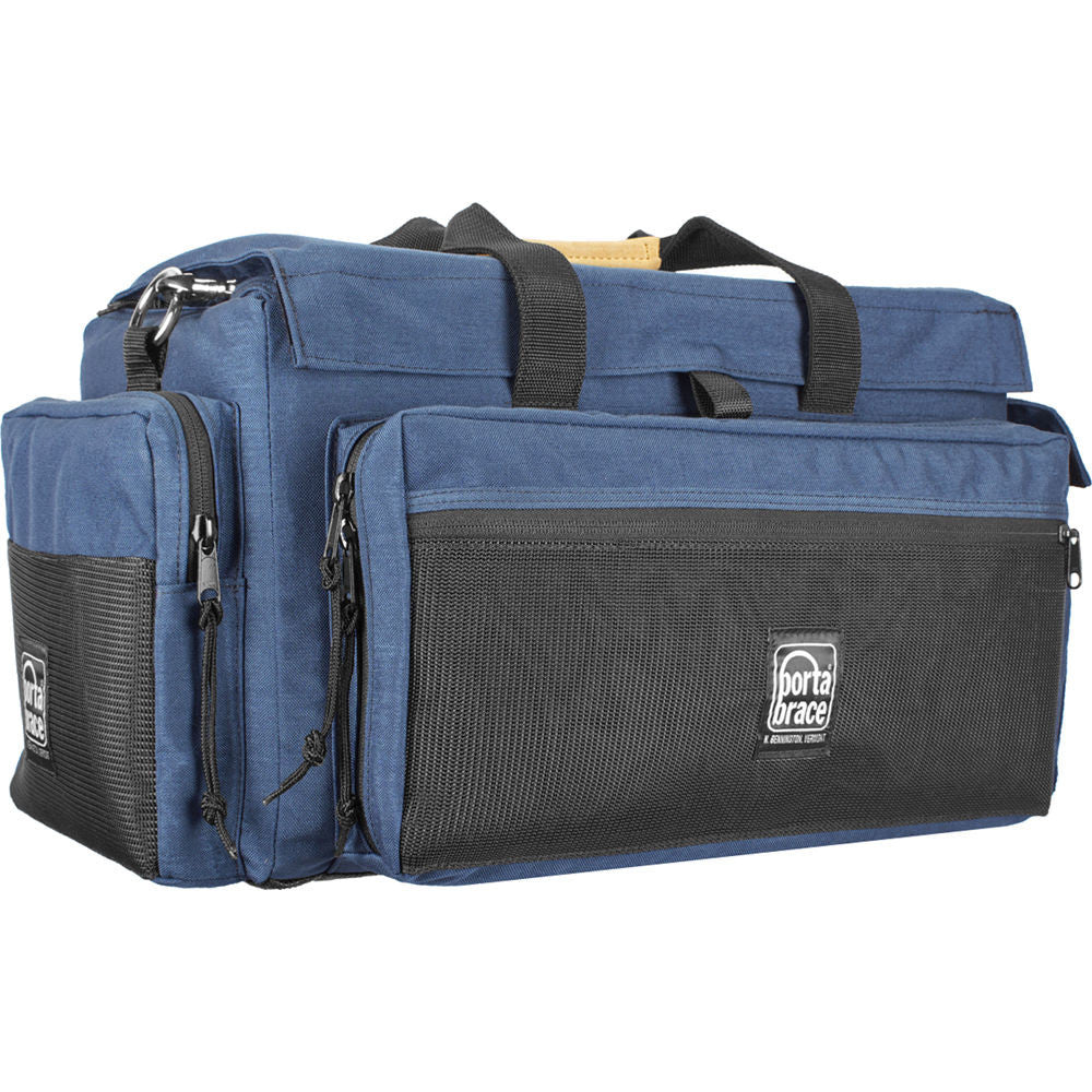 Porta Brace DVO2U-QS-M4 DV Case with QS-M4 Quick Slick Mini Rain Cover (Signature Blue) - Image 2