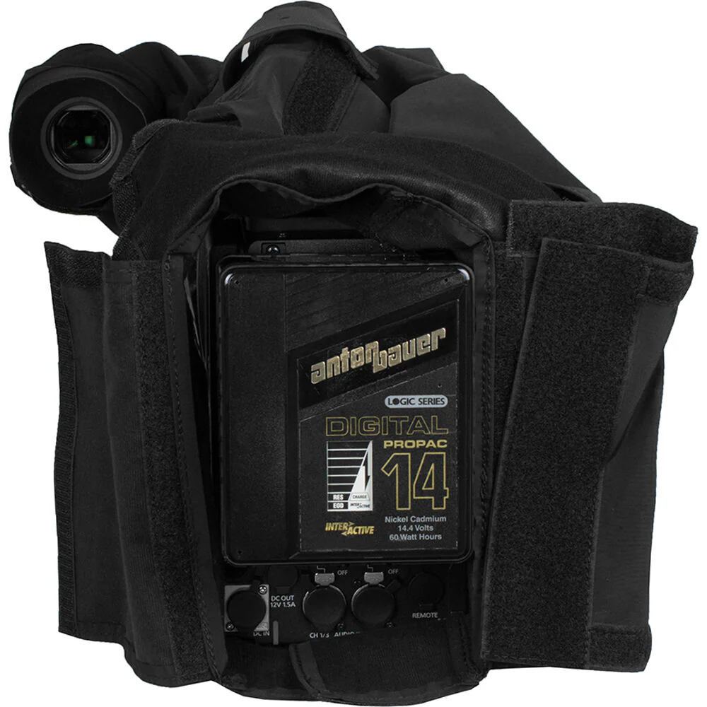 PortaBrace Rain Slicker for Panasonic AK-UC3300 (Black) - Image 4