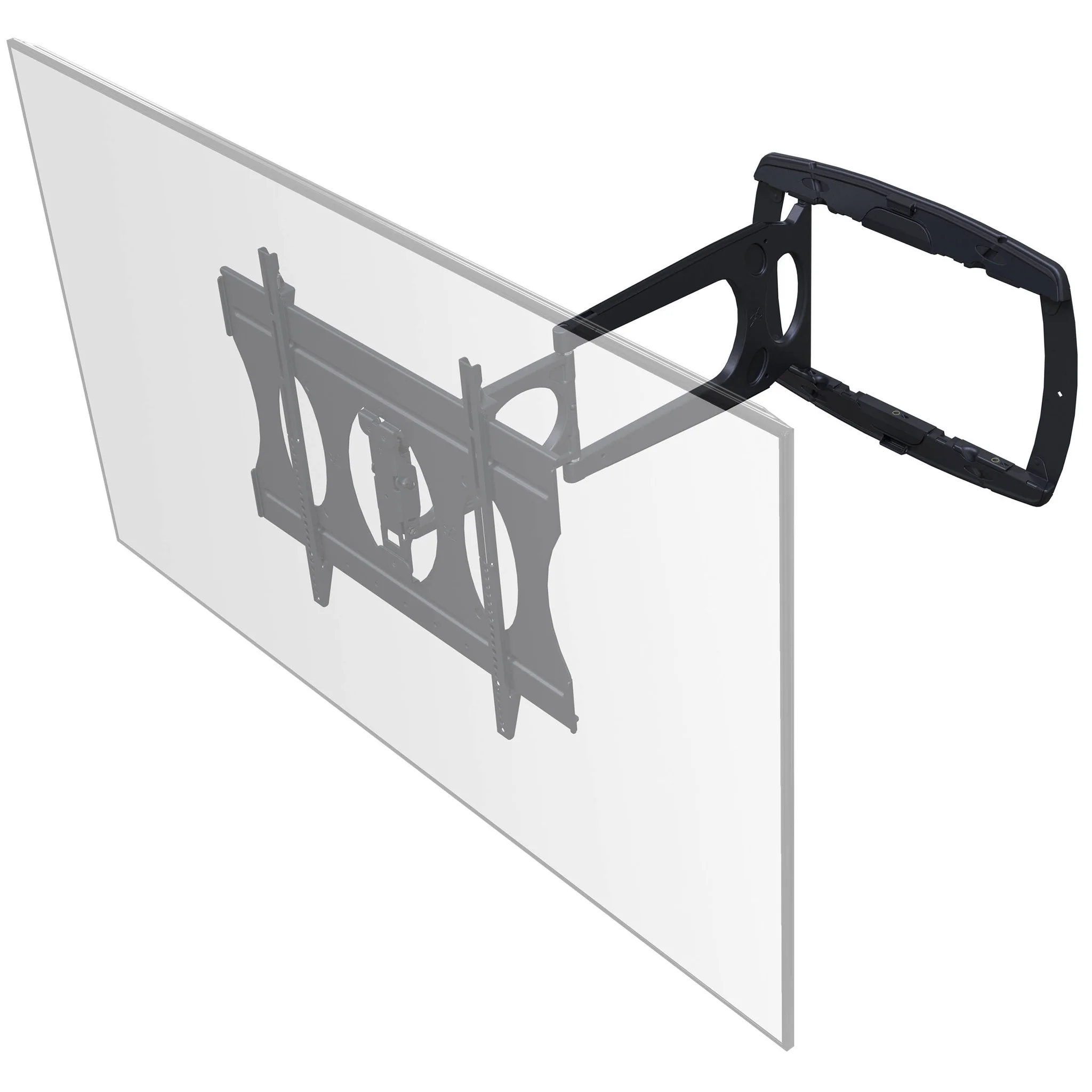 Premier Mounts AM100 Low-Profile Ultra-Slim Swingout Mount (Black) - Image 2