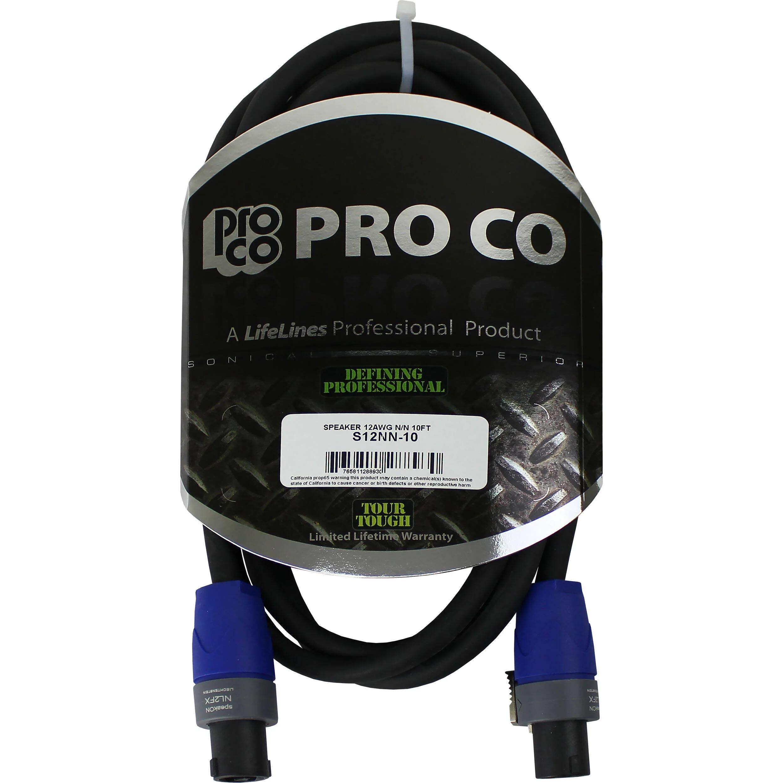 Pro Co Sound Lifelines PowerPlus Speakon to Speakon Speaker Cable (12 Gauge) - 10' - Image 4