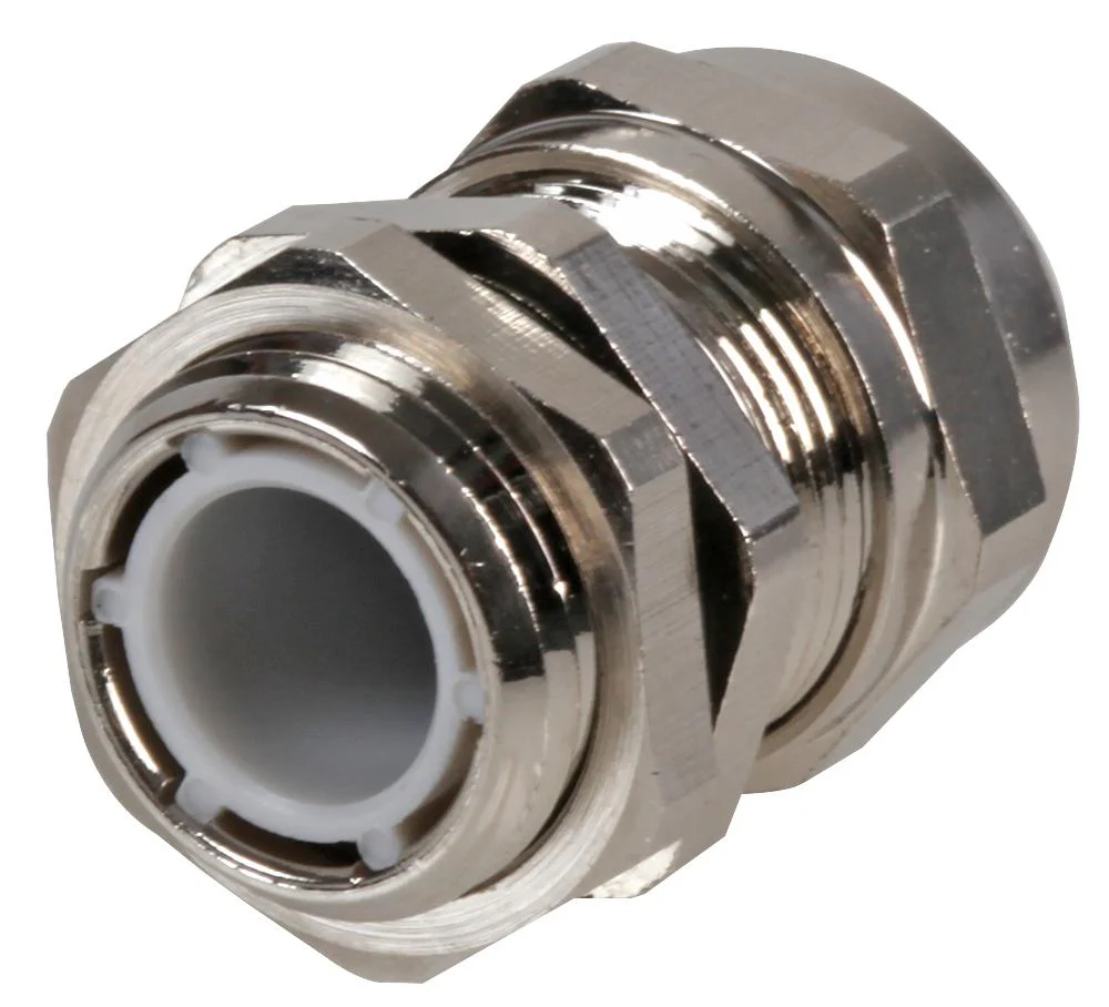 PRO Power PP002681 Cable Gland M16 x 1.5 5 mm 8 Brass Metallic - Nickel Finish - Image 2