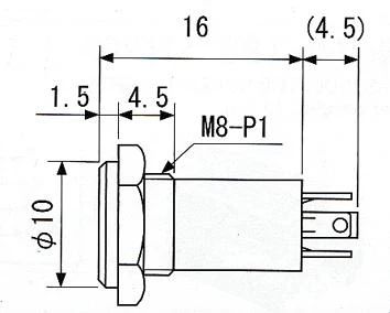 PRO Signal PSG08282 PSG08282 Phone Audio Connector 3 Contacts Socket 3.5 mm Chassis Mount - Image 2