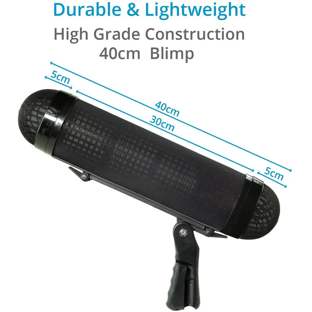 Proaim 12' Carbon Fiber Boompole with XLR Cable and Blimp-Style Windshield - Image 3