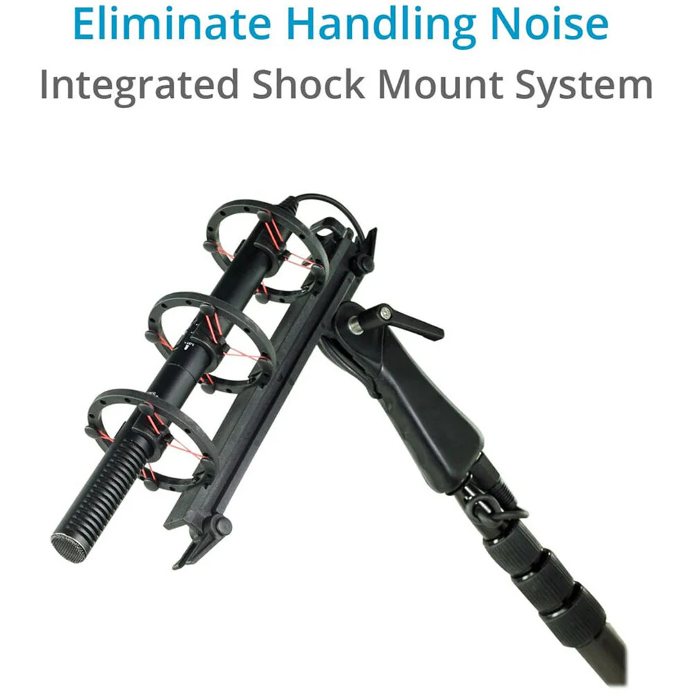 Proaim 12' Carbon Fiber Boompole with XLR Cable and Blimp-Style Windshield - Image 4