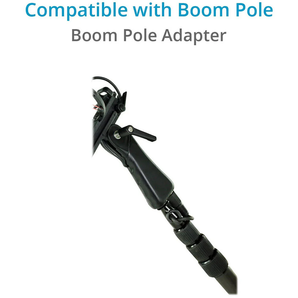 Proaim 12' Carbon Fiber Boompole with XLR Cable and Blimp-Style Windshield - Image 5