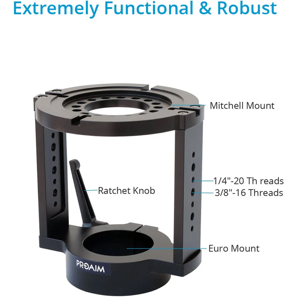 Proaim Euro/Elemac To Mitchell Riser Adapter - Image 2