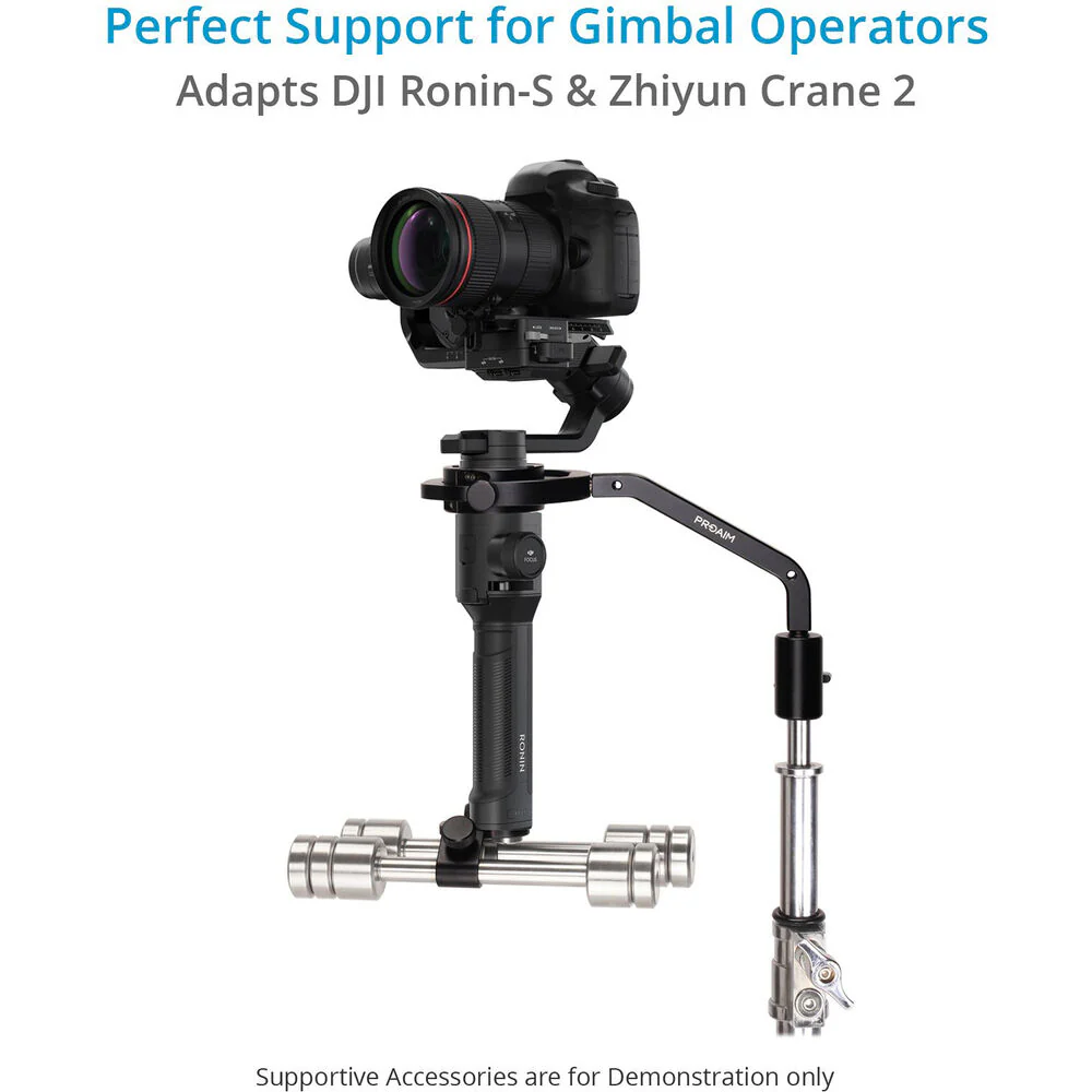 Proaim Gimbal Brace Mount for DJI Ronin-S/Zhiyun CRANE-2 & Stabilizer Vest Arm - Image 2