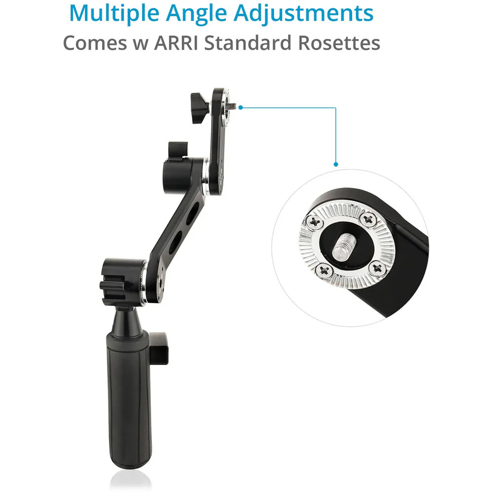 Proaim Handgrip with Quick-Trigger Rotation & ARRI Rosette (Left) - Image 3