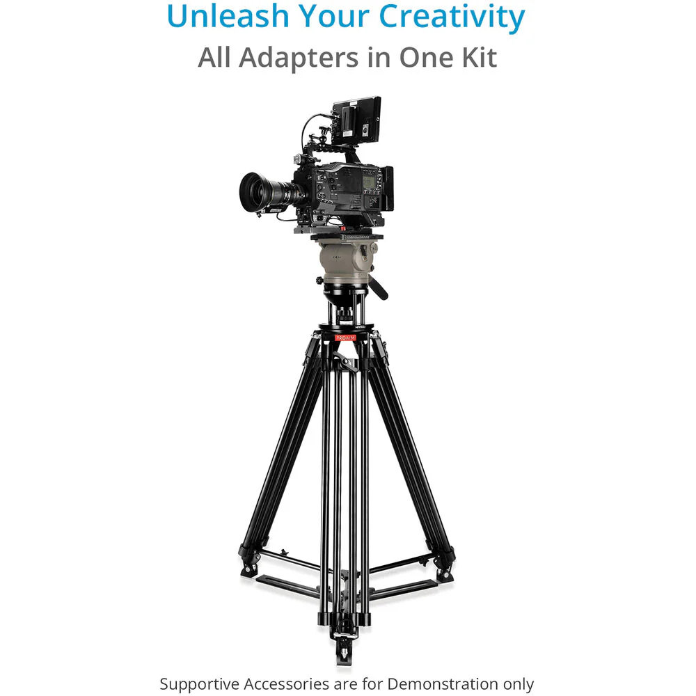 Proaim Multi-Adapter Kit for Camera Rigging (Mitchell, Euro/Elemac, Bowl) - Image 2