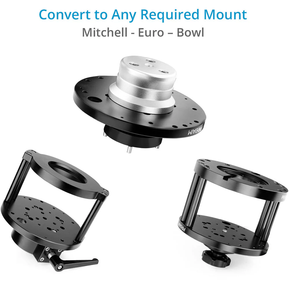 Proaim Multi-Adapter Kit for Camera Rigging (Mitchell, Euro/Elemac, Bowl) - Image 3