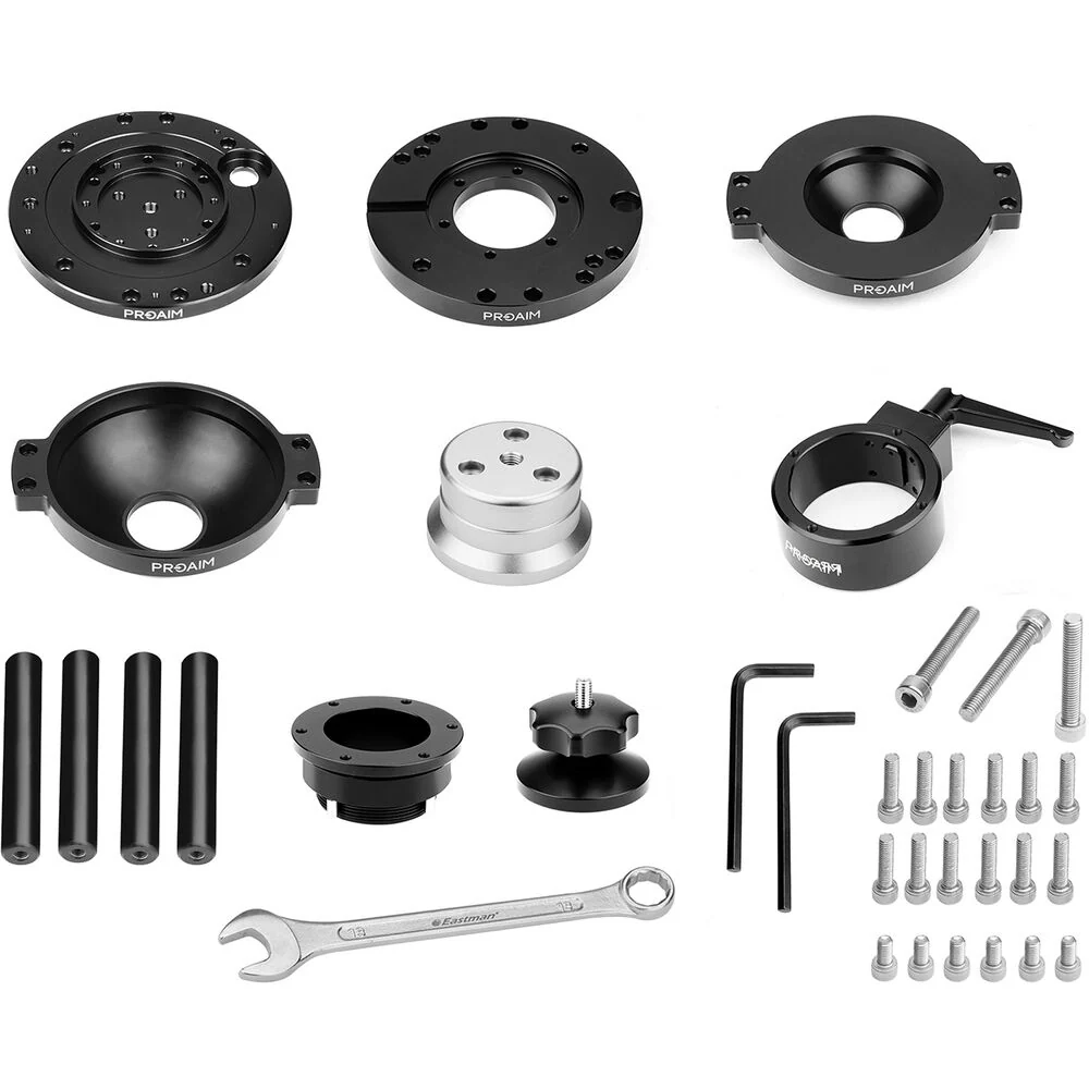 Proaim Multi-Adapter Kit for Camera Rigging (Mitchell, Euro/Elemac, Bowl) - Image 7