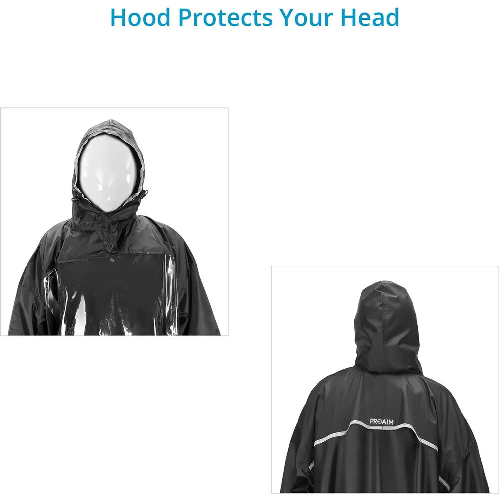 Proaim Rainwear Poncho for Sound Grip & Audio Recordists - Image 5