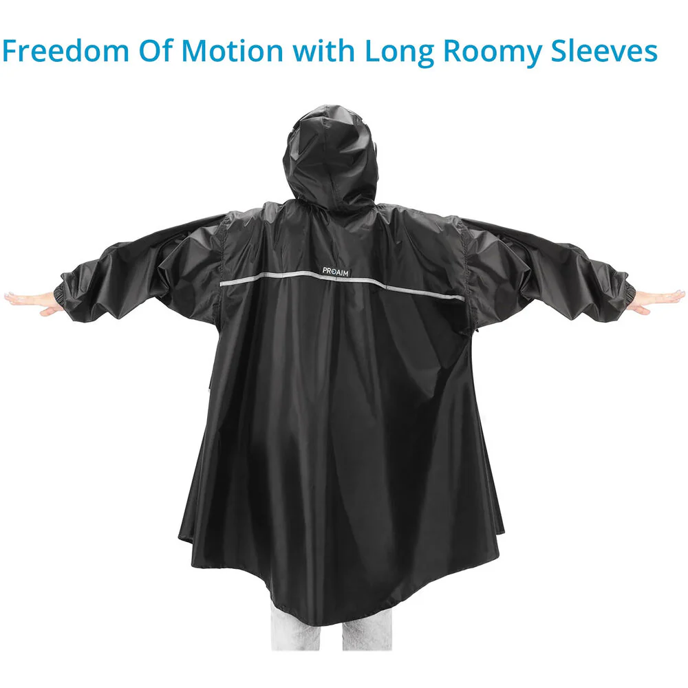 Proaim Rainwear Poncho for Sound Grip & Audio Recordists - Image 6
