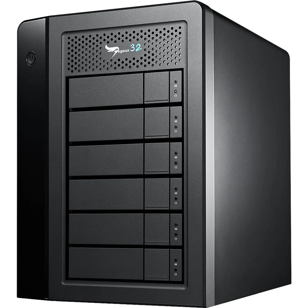 Promise Technology Pegasus32 R6 48TB 6-Bay Thunderbolt 3 / USB 3.2 Gen 2 RAID Array (6 x 8TB) - Image 2