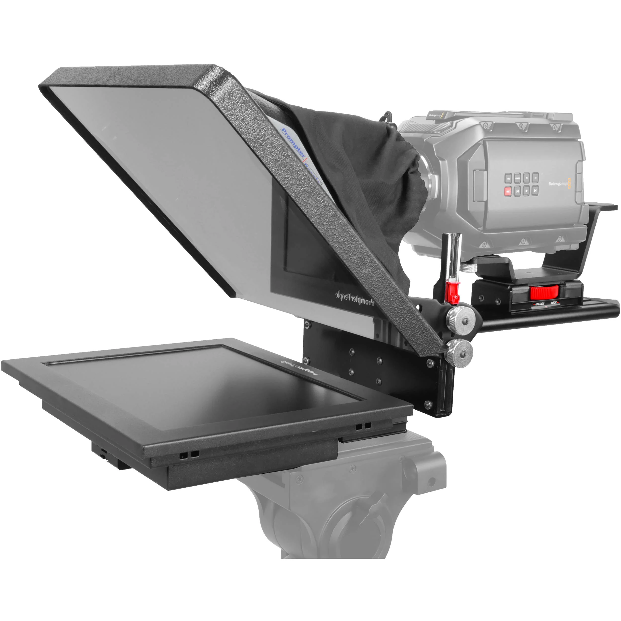 Prompter People Proline Plus 12" HB Teleprompter with 12" Reversing Monitor - Image 2