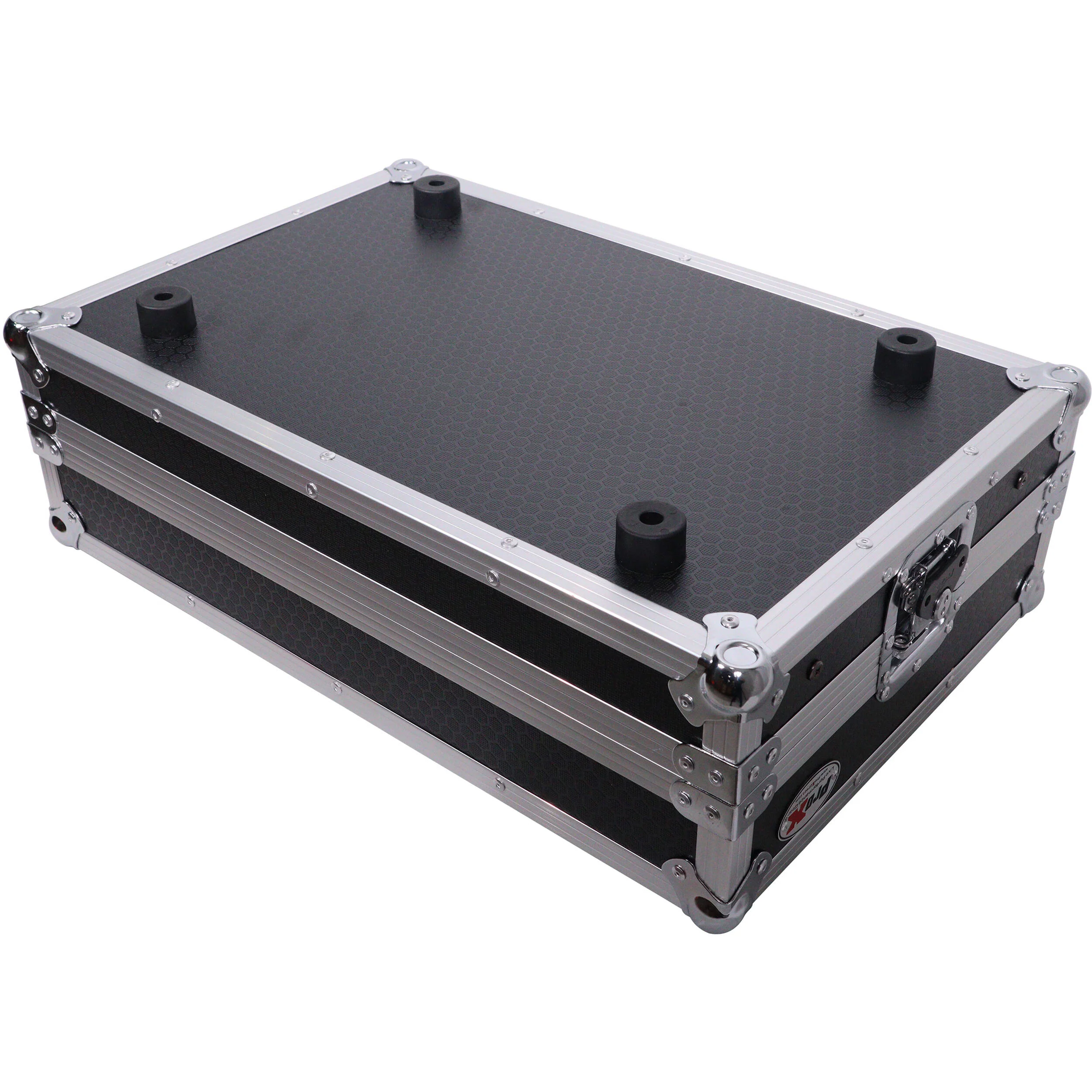 ProX ATA Flight Style Road Case for Pioneer DDJ-400 / DDJ-SB3 with Laptop Shelf (Silver-on-Black) - Image 5