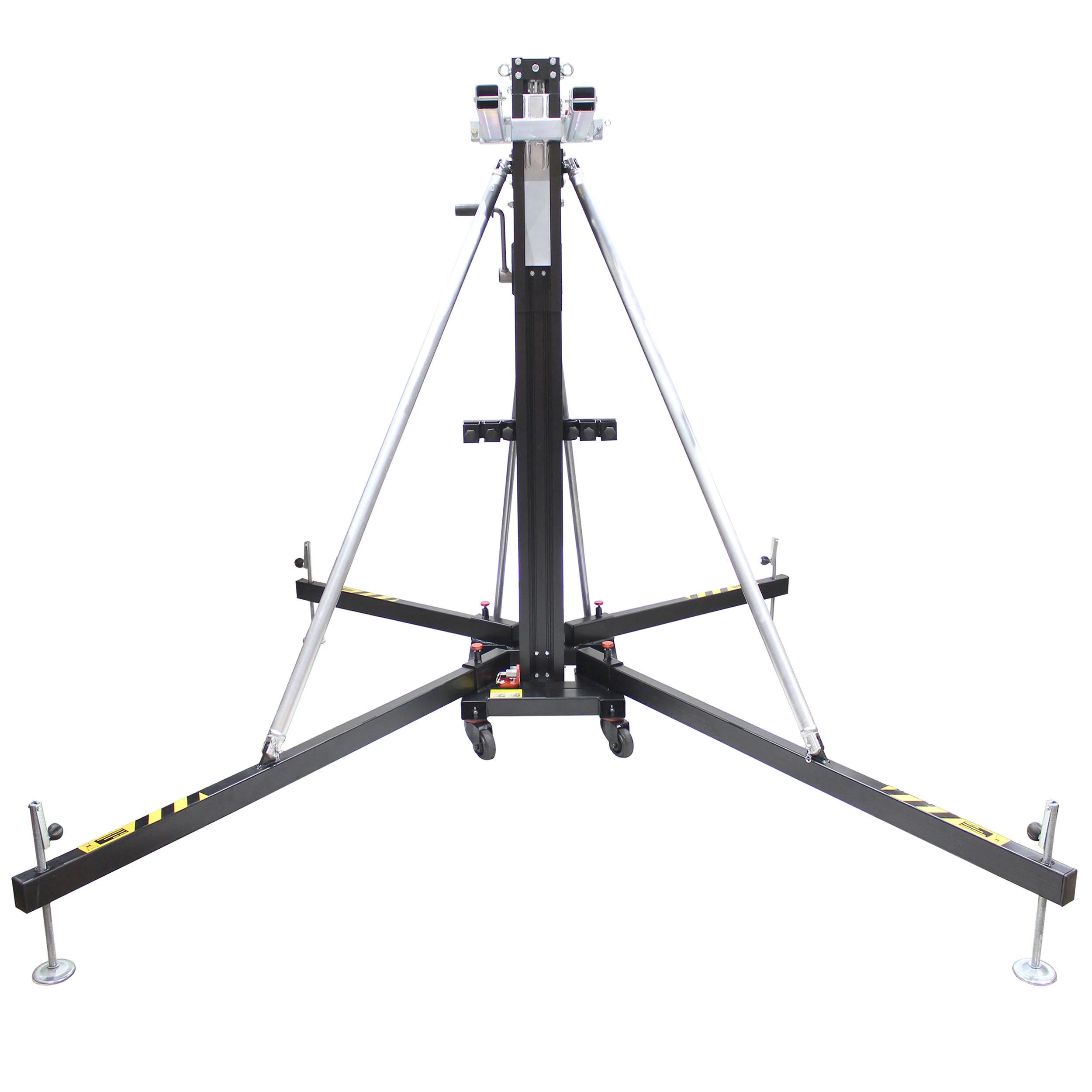 ProX FANTEK Spain Compact Front-Loading Lifting Line Array Systems Tower (2-Pack, 16' Max Height, 518 lb Load Capacity) - Image 3