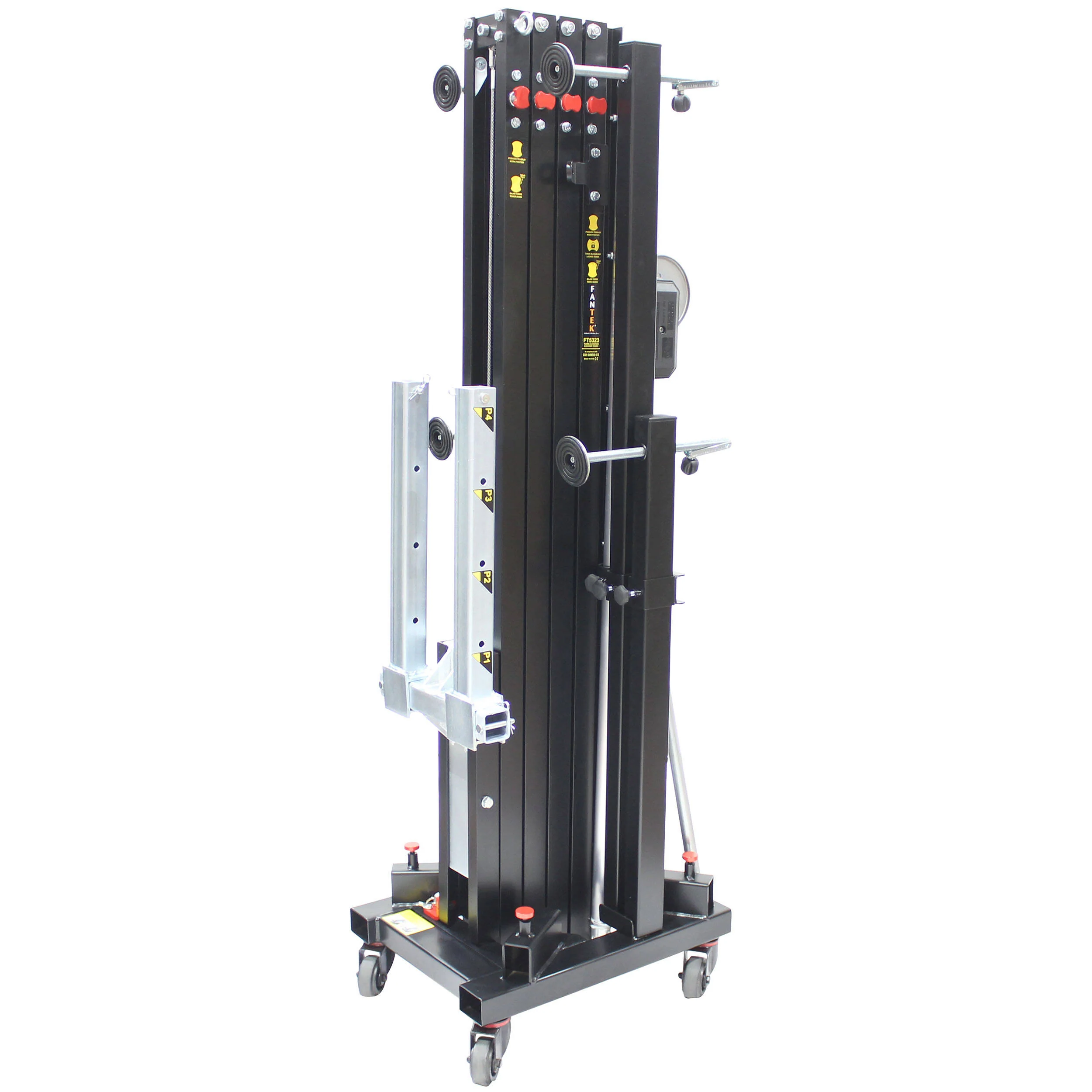 ProX FANTEK Spain Compact Front-Loading Lifting Line Array Systems Tower (2-Pack, 16' Max Height, 518 lb Load Capacity) - Image 4