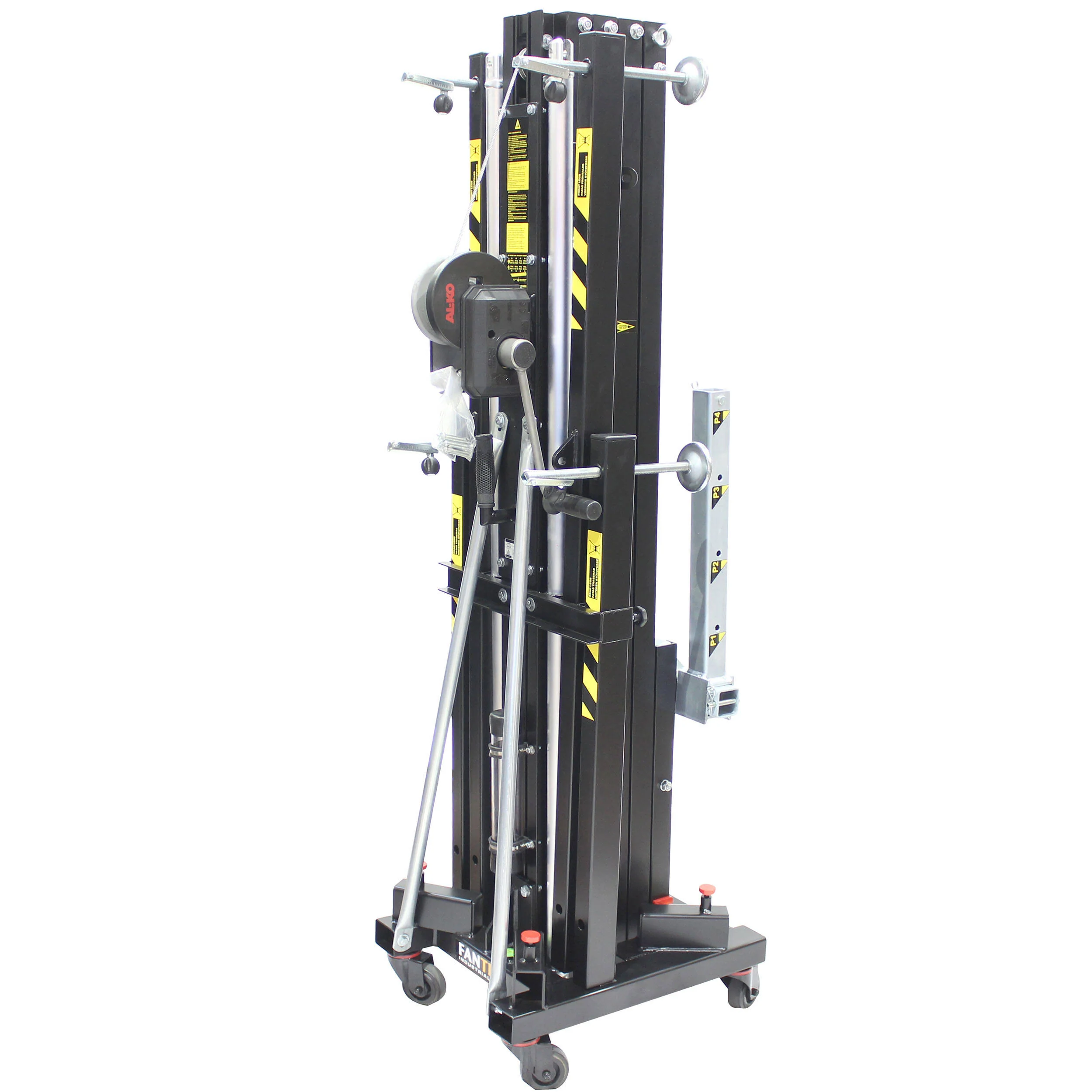 ProX FANTEK Spain Compact Front-Loading Lifting Line Array Systems Tower (2-Pack, 16' Max Height, 518 lb Load Capacity) - Image 5