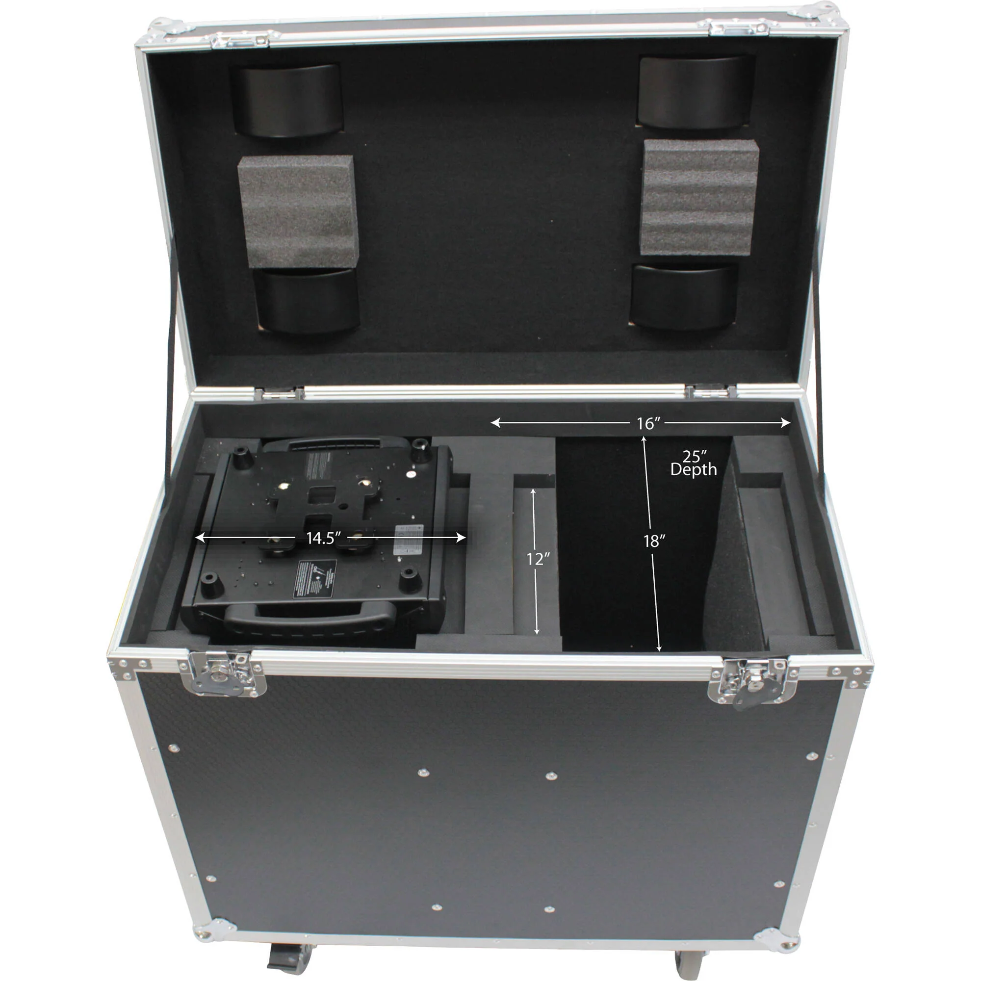 ProX Flight Case for 2 - 250 Stl Moving Head Lighting Units -Universal - Image 3