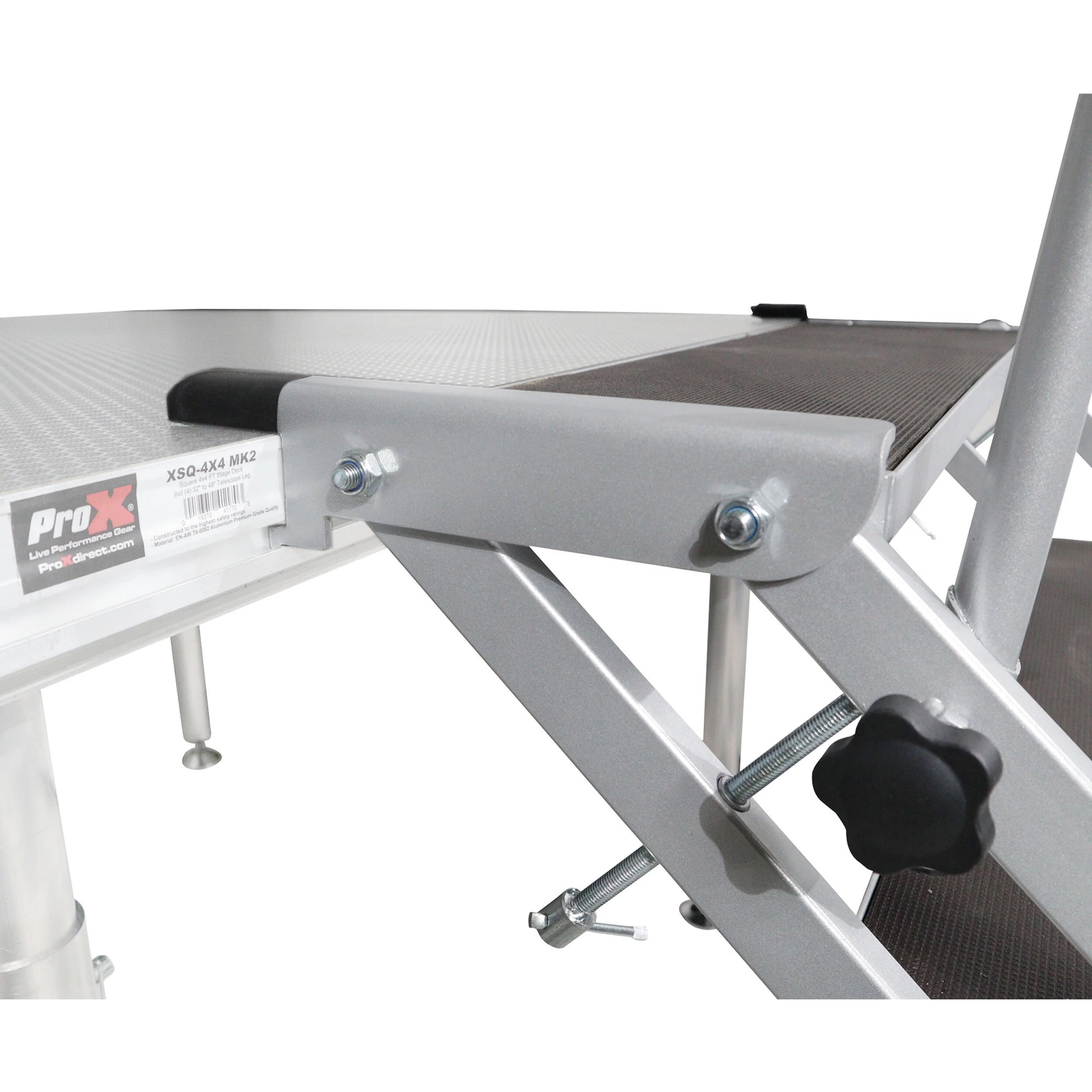 ProX StageQ 4-Step Foldable Stairs with Handrail (29 to 34") - Image 4