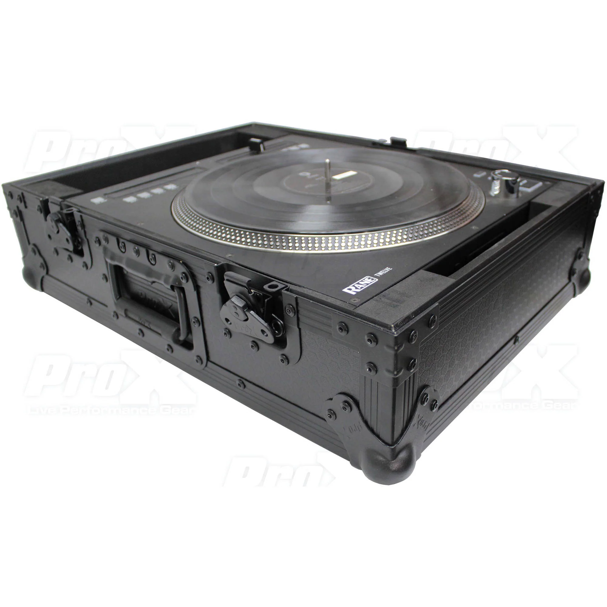 ProX XS-RANE12BL Flight Case for Rane Twelve Controller (Black-on-Black) - Image 2