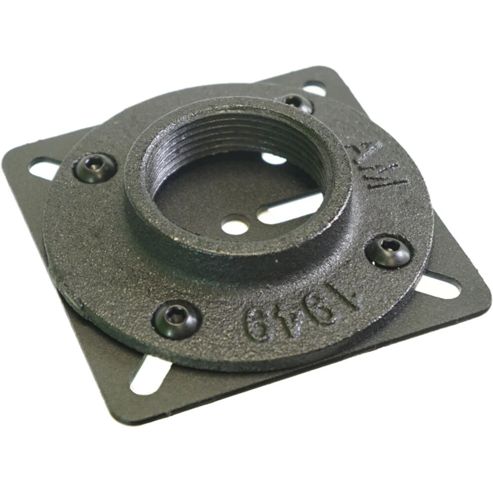 PTZCam Universal PTZ Mounting Plate with 1.5" NTP Pipe Mount (Black)