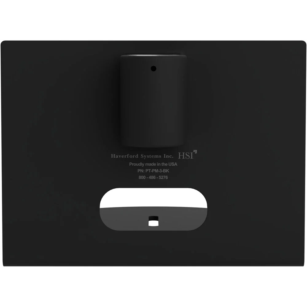PTZOptics Large Pipe Ceiling Mount for PTZ Camera (Black) - Image 3