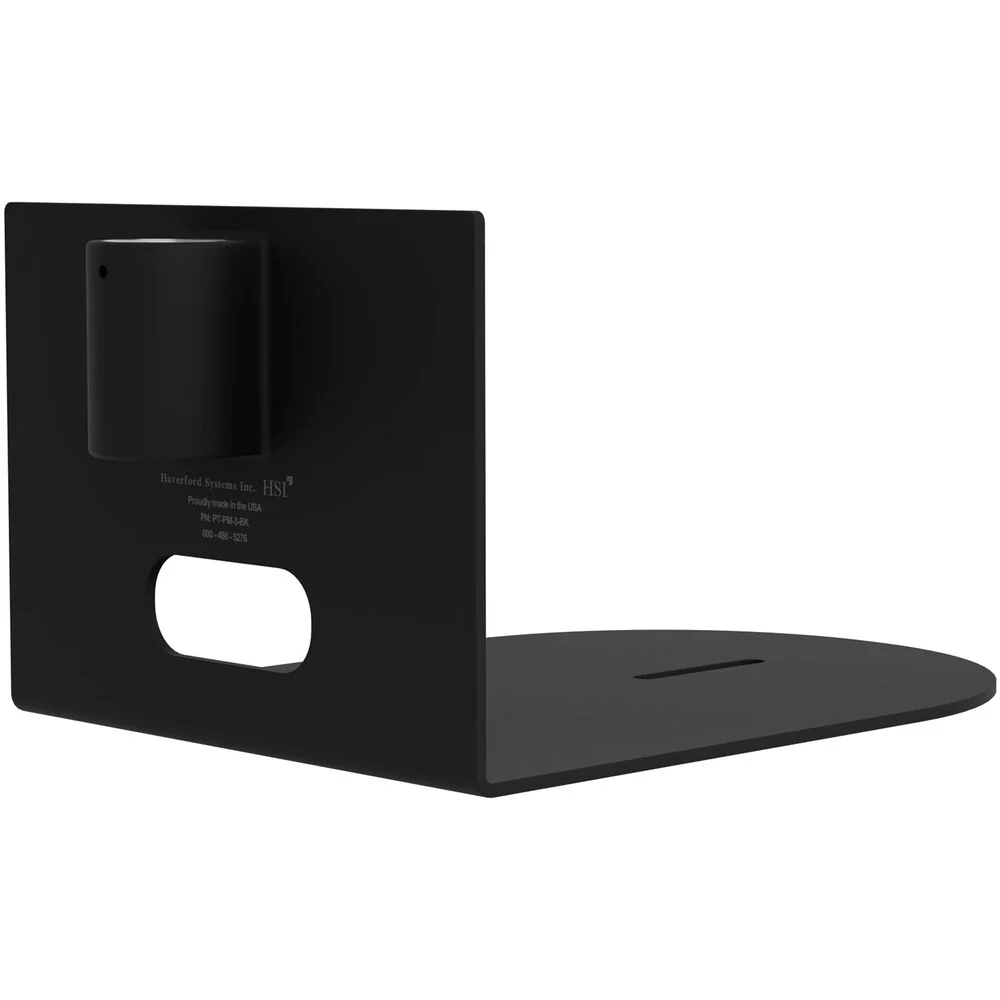 PTZOptics Large Pipe Ceiling Mount for PTZ Camera (Black) - Image 4