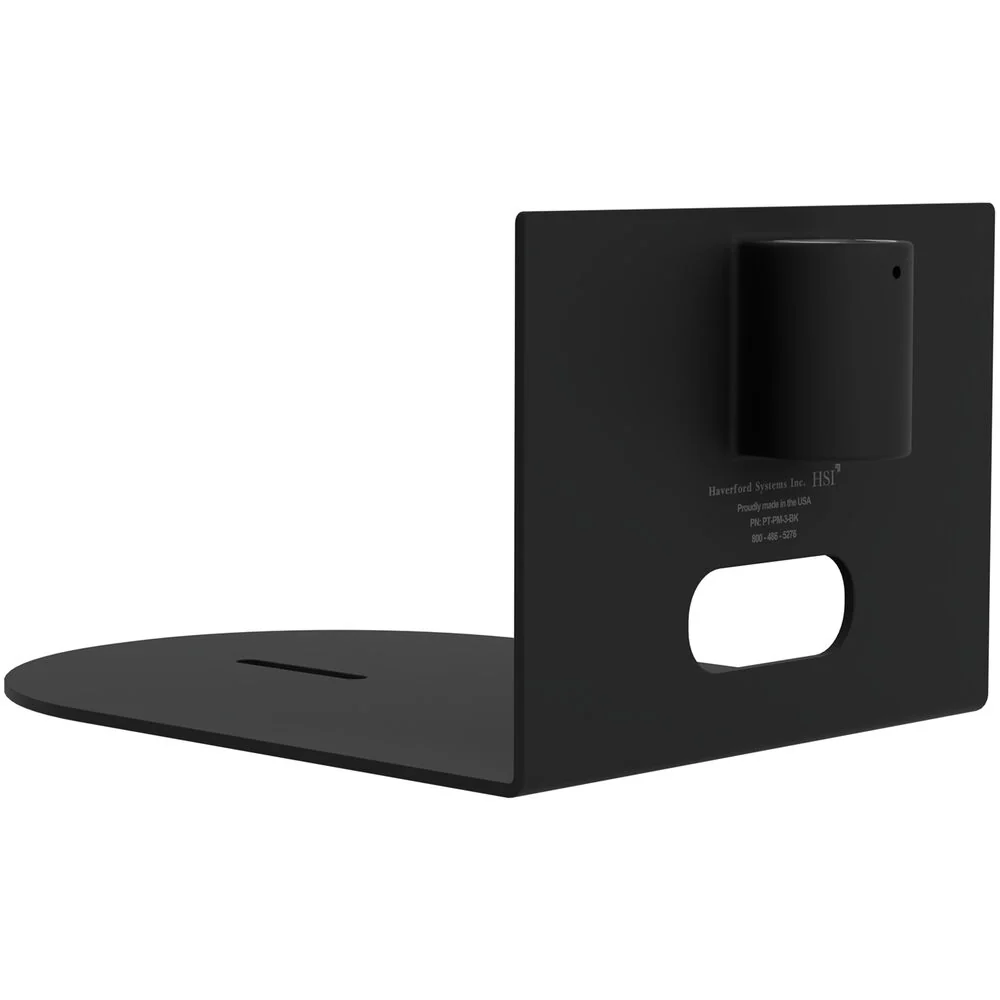 PTZOptics Large Pipe Ceiling Mount for PTZ Camera (Black) - Image 5