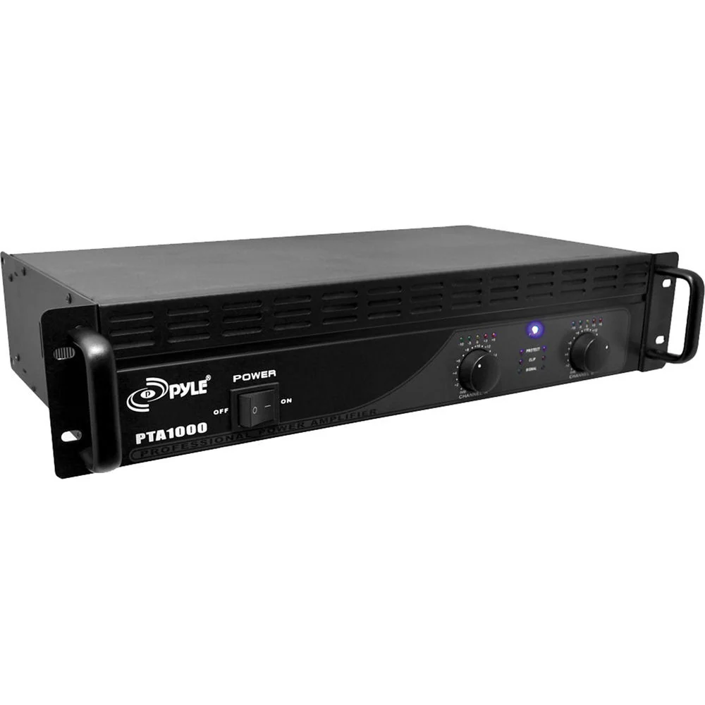 Pyle Pro PTA1000 Professional Stereo Power Amplifier (250W/Channel @ 8 Ohms) - Image 3