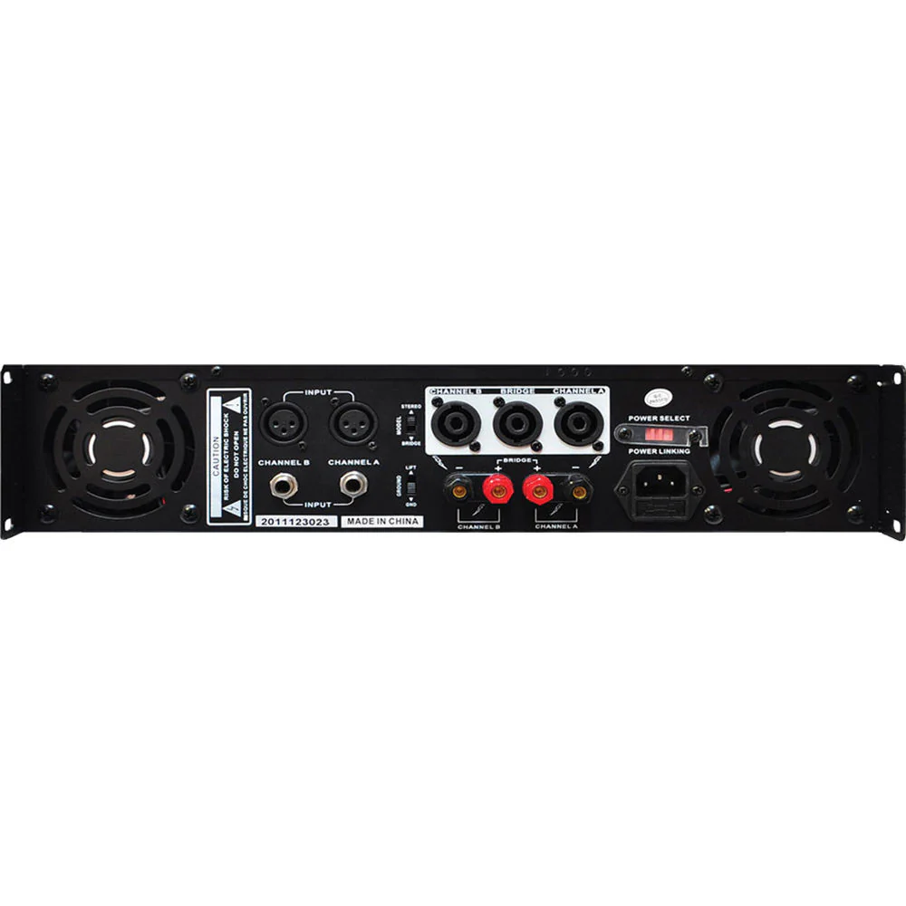 Pyle Pro PTA1000 Professional Stereo Power Amplifier (250W/Channel @ 8 Ohms) - Image 4