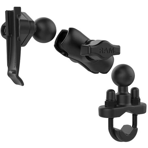 RAM MOUNTS RAM Spine Clip Garmin Mount with Handlebar U-Bolt Base - Image 3