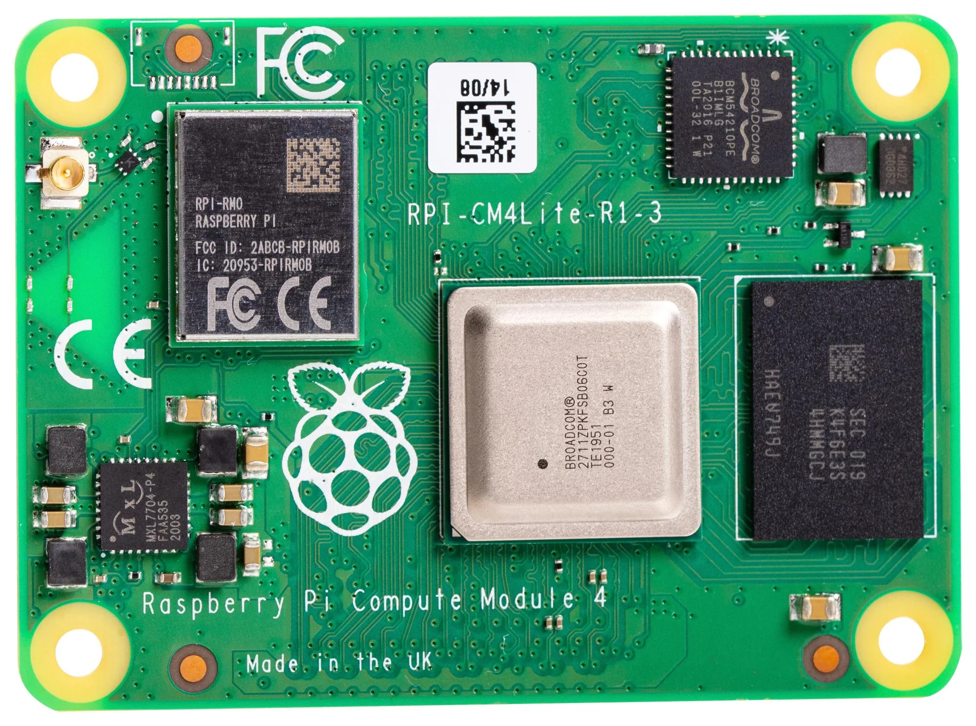 RASPBERRY-PI CM4004000 Raspberry Pi Compute Module 4 Lite, BCM2711, ARM Cortex-A72, 4GB RAM - Image 3