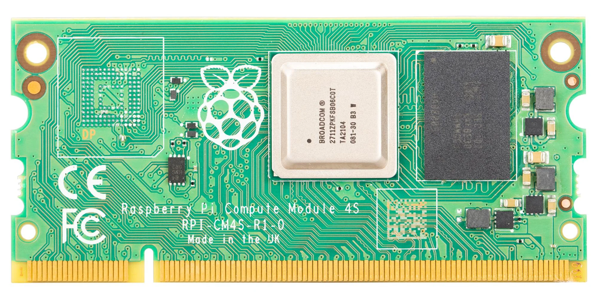 RASPBERRY-PI CM4S04000 Raspberry Pi Compute Module 4 SODIMM, Broadcom BCM2711, 64-bit ARM Cortex-A72 v8, 1.5GHz, 4GB