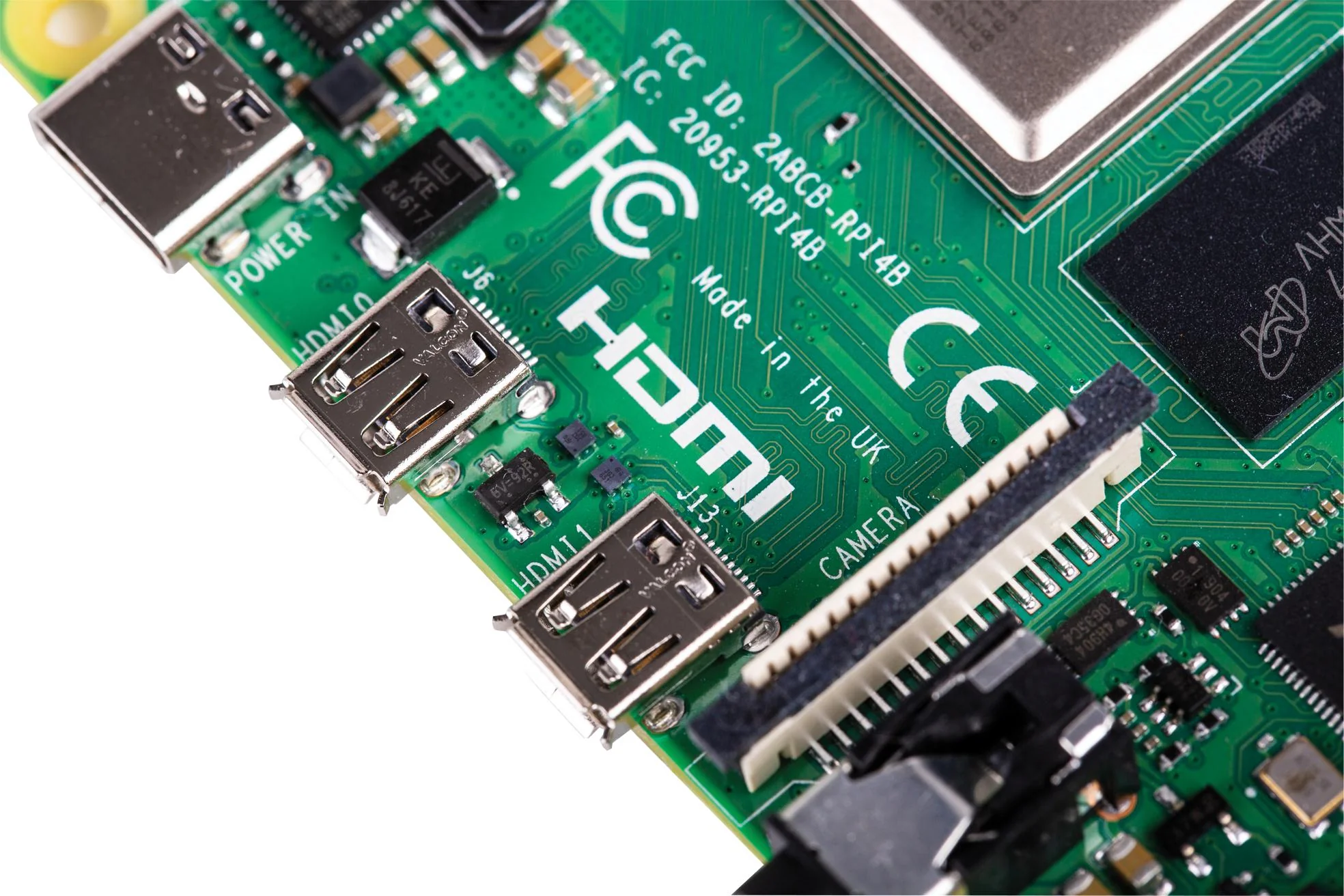 RASPBERRY-PI RPI4-MODBP-4GB SBC, Raspberry Pi4 B 4GB, BCM2711, ARM Cortex-A72, 4GB RAM, MicroSD, Linux, Wifi, 2x micro HDMI GTIN UPC EAN: 765756931182 - Image 6