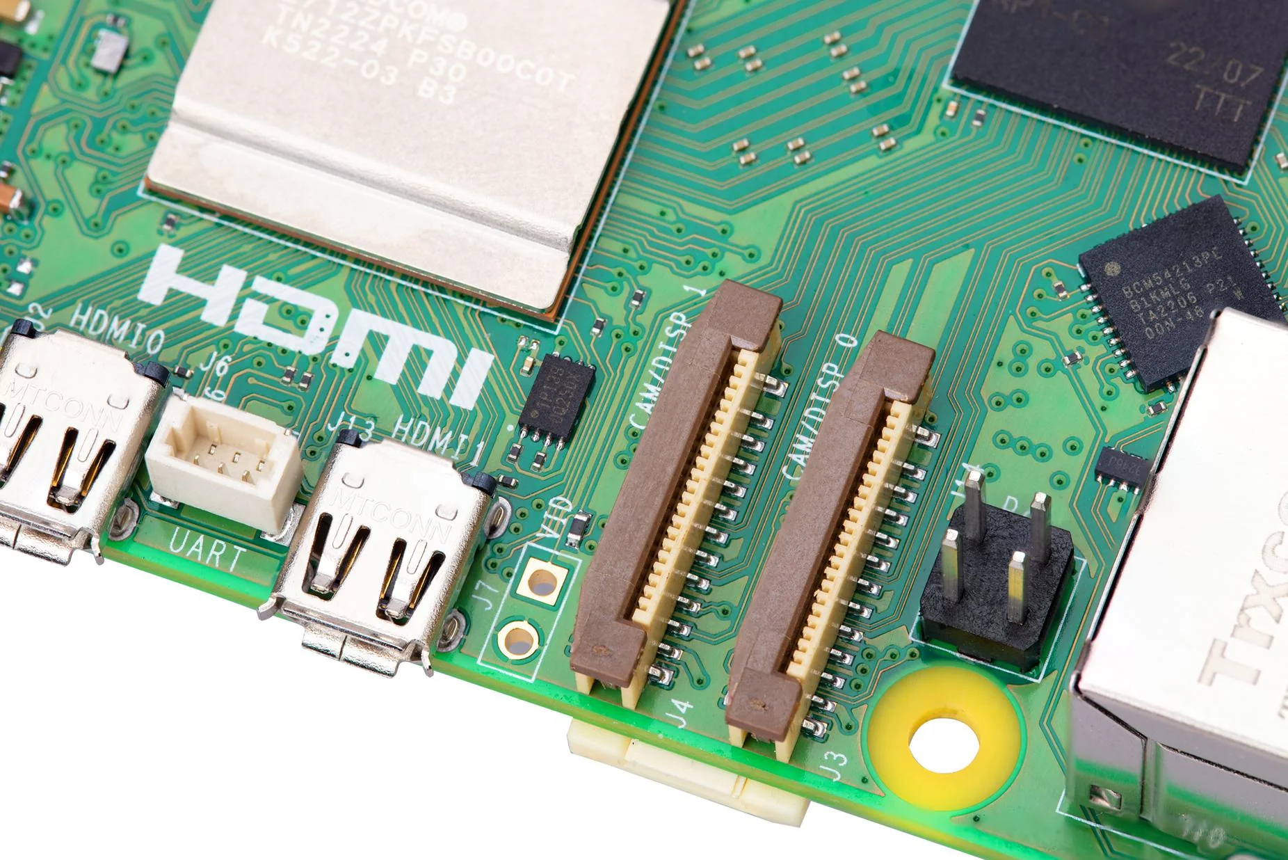 RASPBERRY-PI RPI5-4GB-SINGLE SBC, Raspberry Pi5 4GB, BCM2712, Arm Cortex-A76, 4GB RAM, MicroSD, Wifi, HDMI, Power button GTIN UPC EAN: 5056561803319 - Image 6