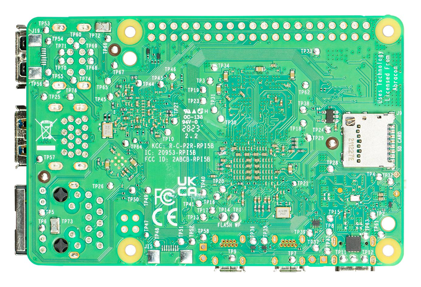 RASPBERRY-PI RPI5-8GB-SINGLE SBC, Raspberry Pi5 8GB, BCM2712, Arm Cortex-A76, 8GB RAM, MicroSD, Wifi, HDMI, Power button GTIN UPC EAN: 5056561803326 - Image 3