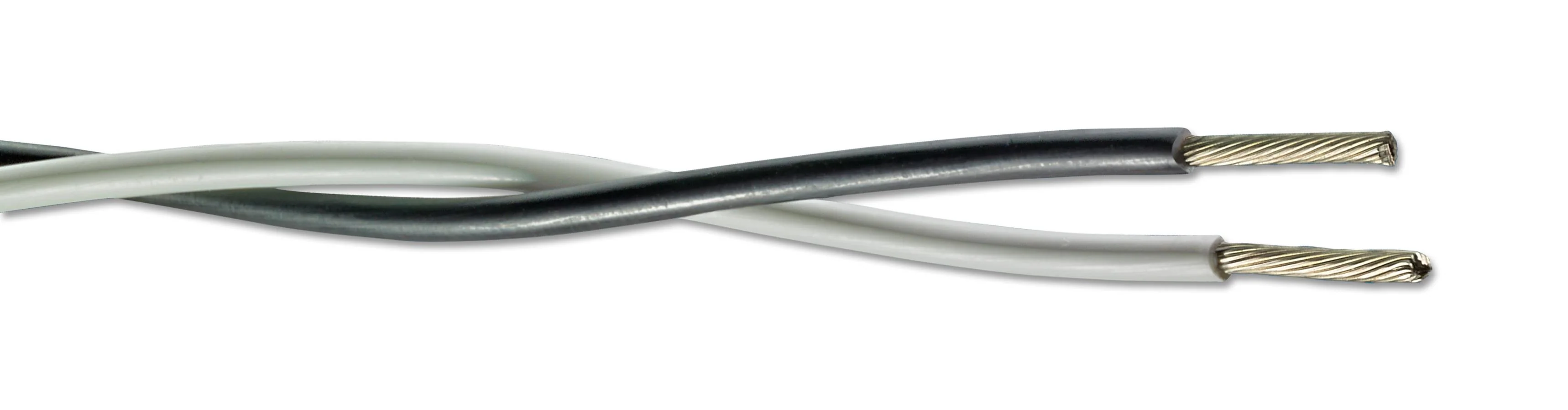 Raychem - TE Connectivity 44A0121-20-0/9 Multicore Unscreened Cable 2 Core 20 AWG 0.52 mm² White 328 ft 100 m