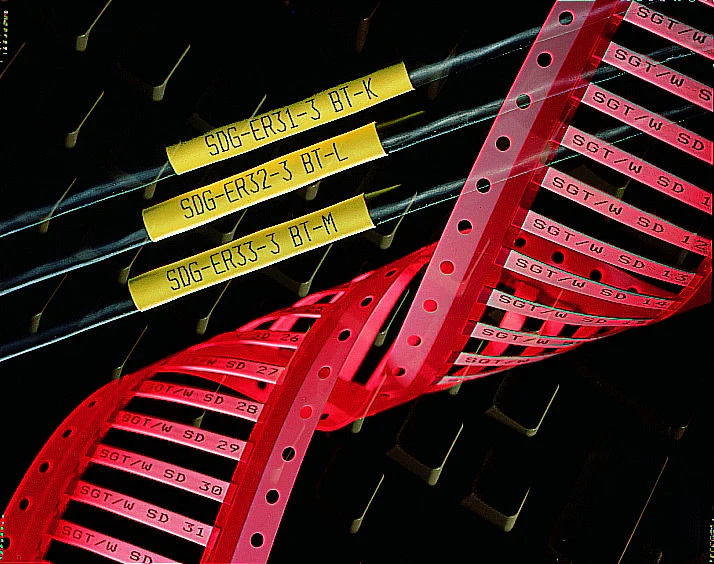 RAYCHEM - TE CONNECTIVITY RPS-18-12/2.0-4 Wire Marker, RPS Thin Wall, Heat Shrinkable Sleeve, PO (Polyolefin), Yellow, 4.75 mm