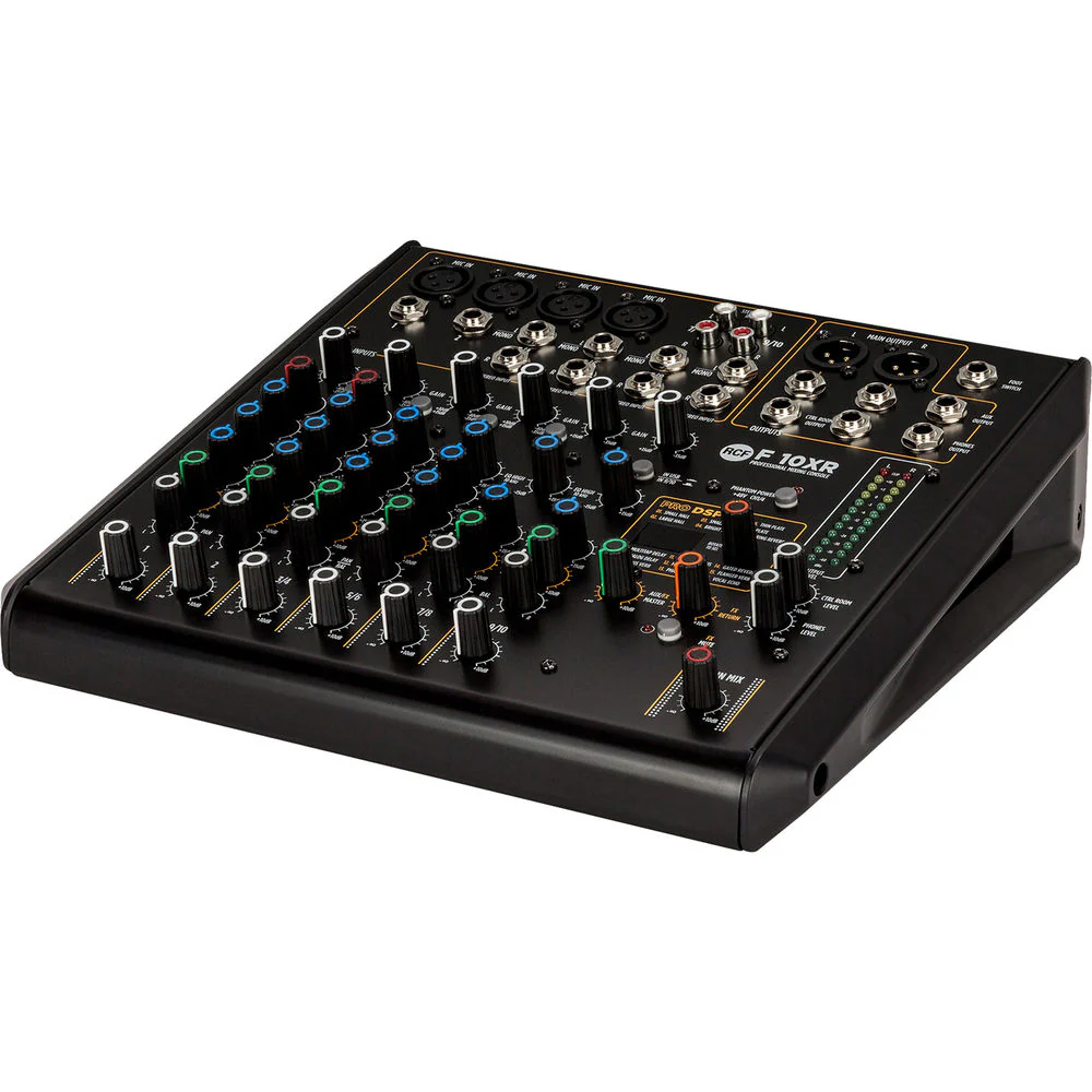 RCF F-10XR 10-Channel Mixer with Multi-FX and Stereo Recording - Image 4