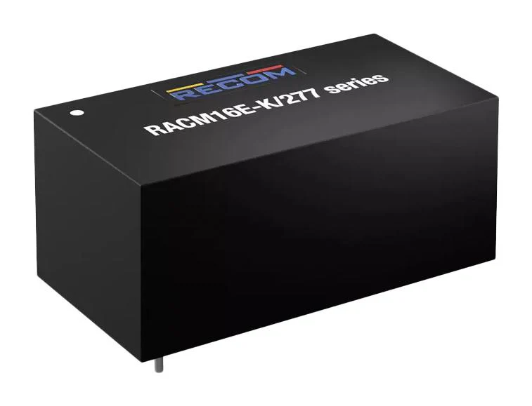 RECOM POWER RACM16E-12SK/277 AC/DC PCB Mount Power Supply (PSU), ITE, Household, Laboratory, Medical & Industrial, 1 Output