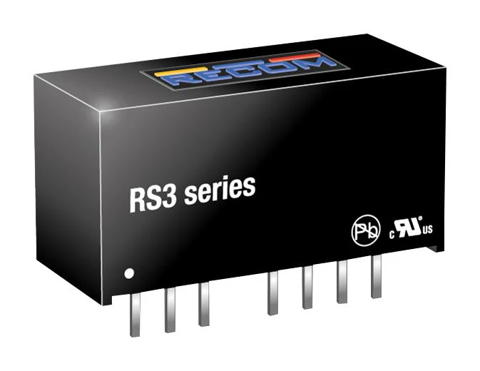 Recom Power RS3-1205D Isolated Through Hole DC/DC Converter Medical 2:1 3 W 2 Output 5 V 300 mA