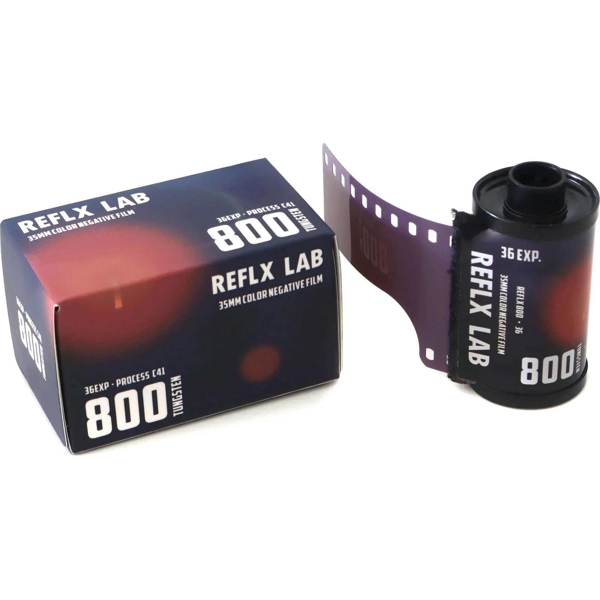 Reflx Lab 800 Tungsten-Balenced Color Negative Film (35mm Roll Film, 36 Exposures)