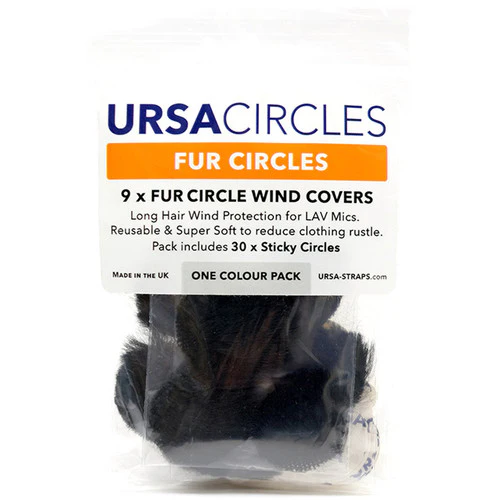 Remote Audio Ursa Fur Circles/Includes 30 Stickies- 9-Pack (Black) - Image 2