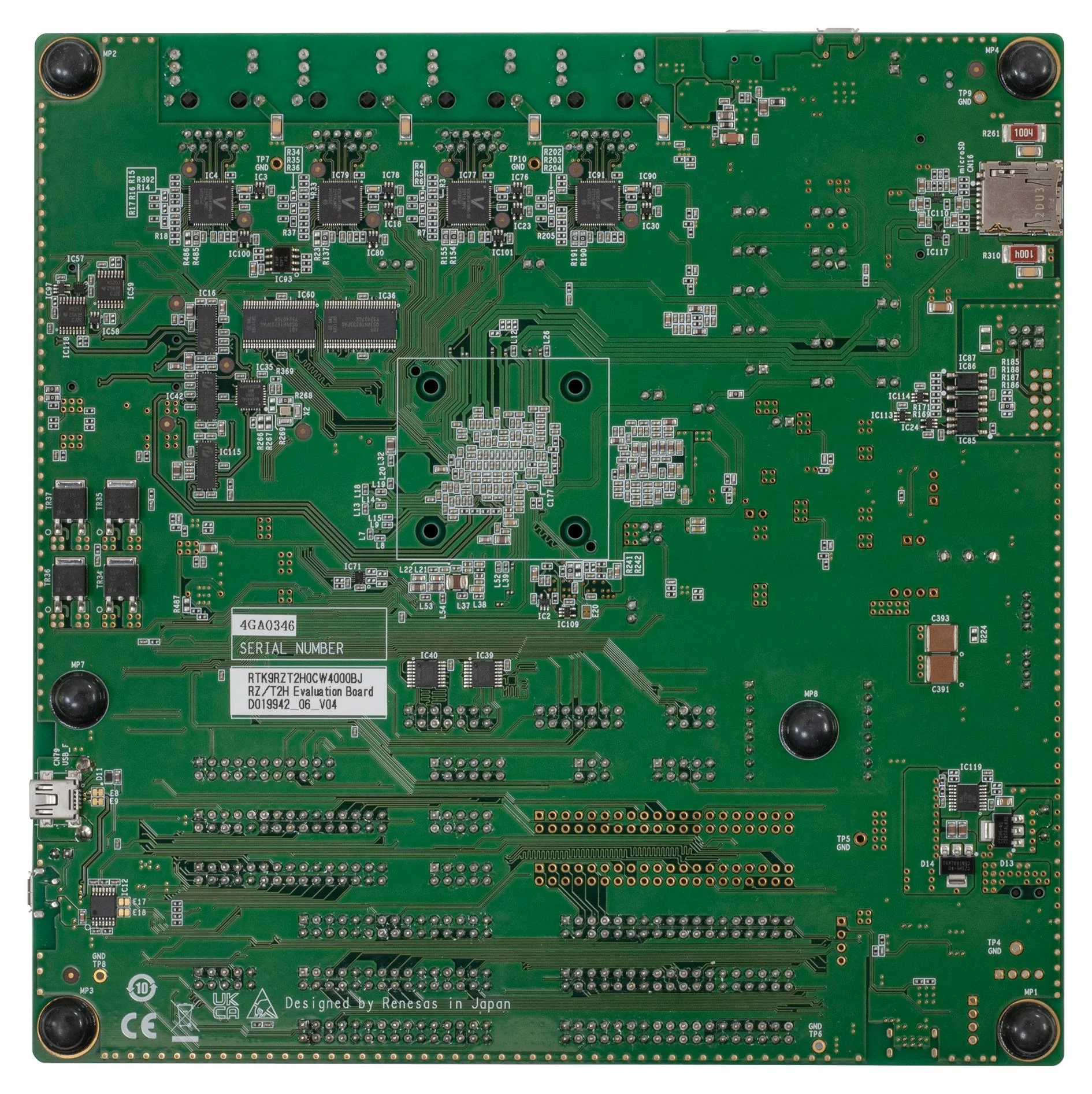 RENESAS RTK9RZT2H0S00000BJ Evaluation Board, R9A09G077M44GBG, ARM Core, 32/64bit, Cortex-A55, Cortex-R52 - Image 3