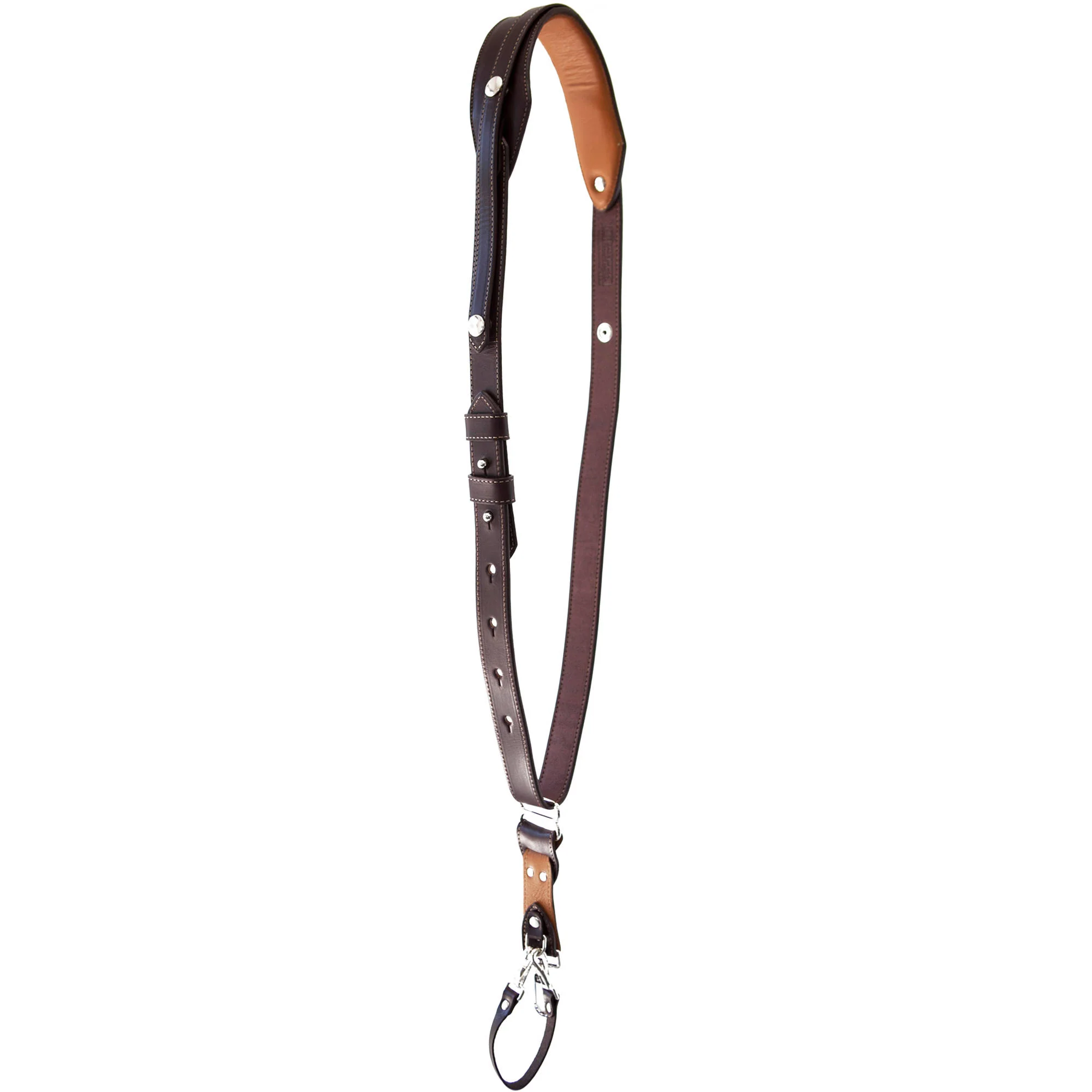 RL Handcrafts Andino Pro-DLX Leather Camera Sling (Large, Black/Red) - Image 10