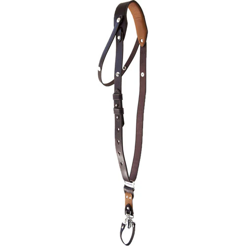 RL Handcrafts Andino Pro-DLX Leather Camera Sling (Large, Black/Red) - Image 11